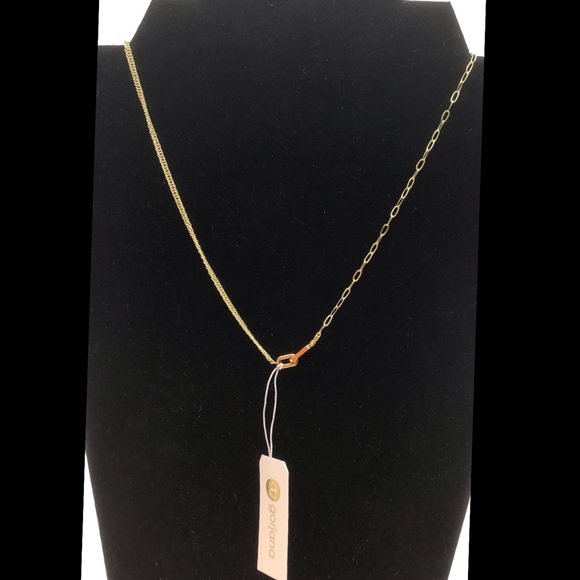 Gorjana 18K Gold Plated Dylan Link Dual Chain Necklace - Picture 4 of 7